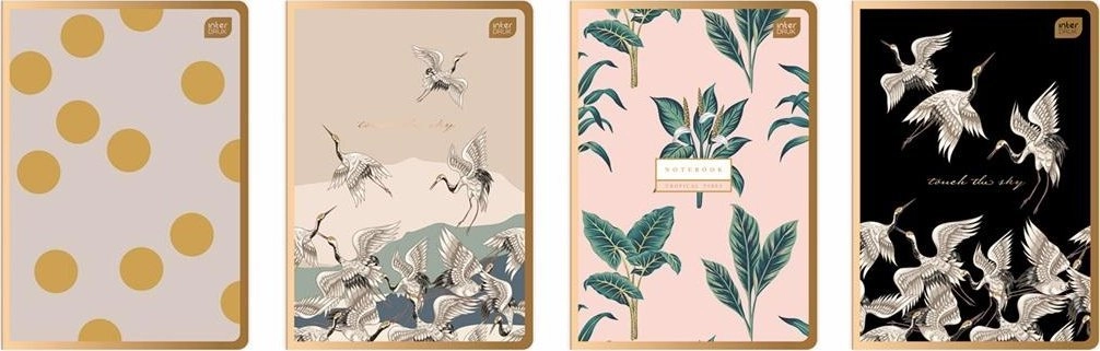 Interprint Notebook A5/80  Metalic Satin Gold