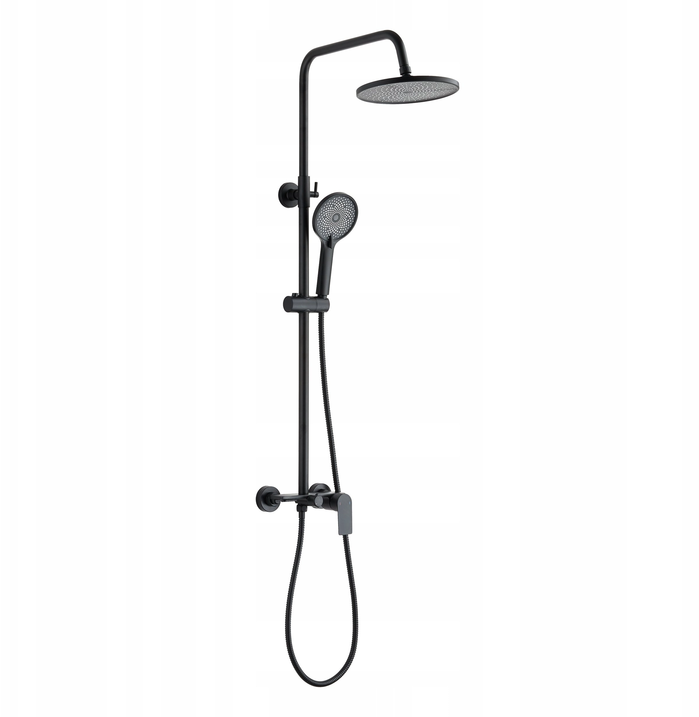 SHOWER SET RIKIA WITH MIXER BLACK