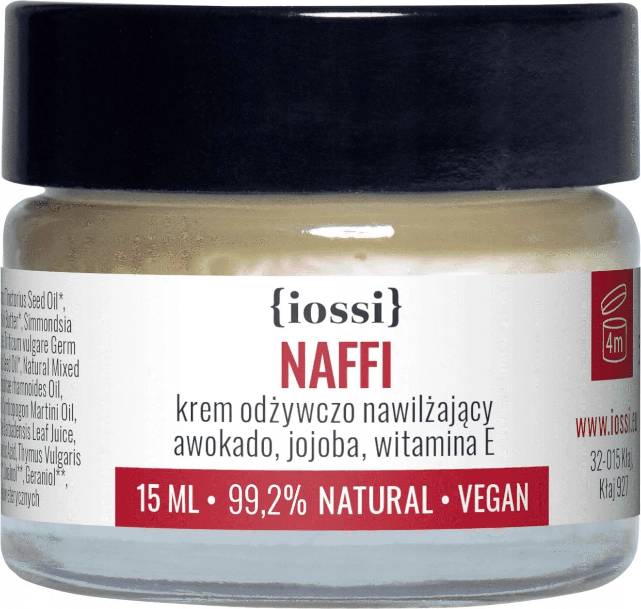 Iossi Naffi face cream avocado/jojoba/vitamin E
