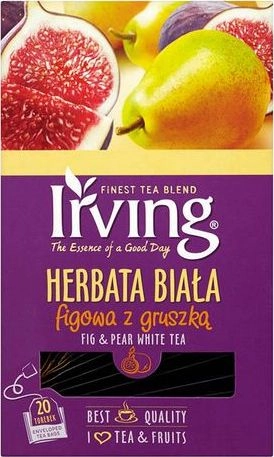 Irving HERBATA BIAŁA FIGOWA Z GRUSZKĄ