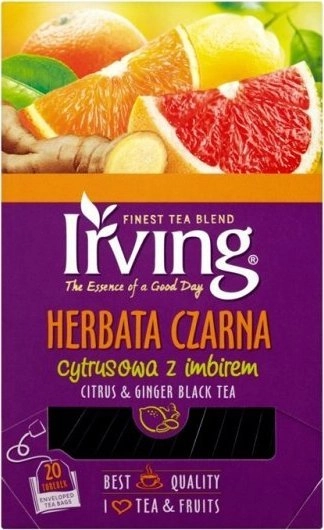 Irving Herbata czarna cytrusowa z imbirem