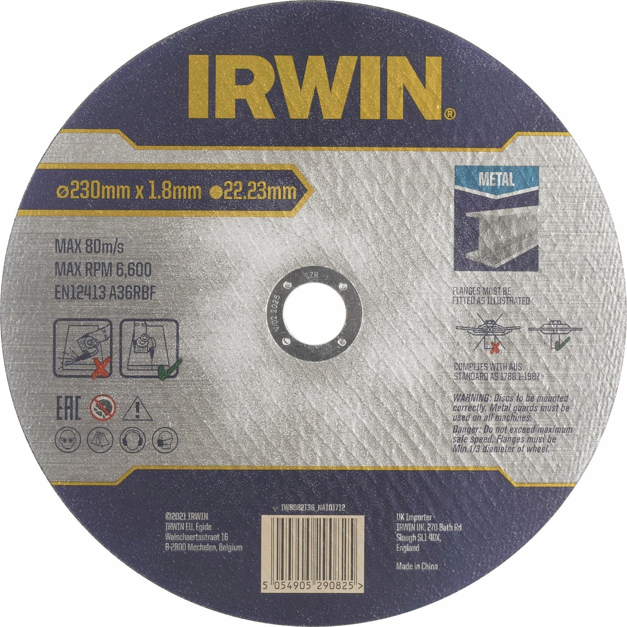 Irwin IRWIN TARCZA DO CIĘCIA METALU