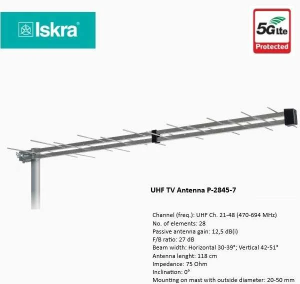 TV Antenna ISKRA P-2845-7 Basic ISKRA