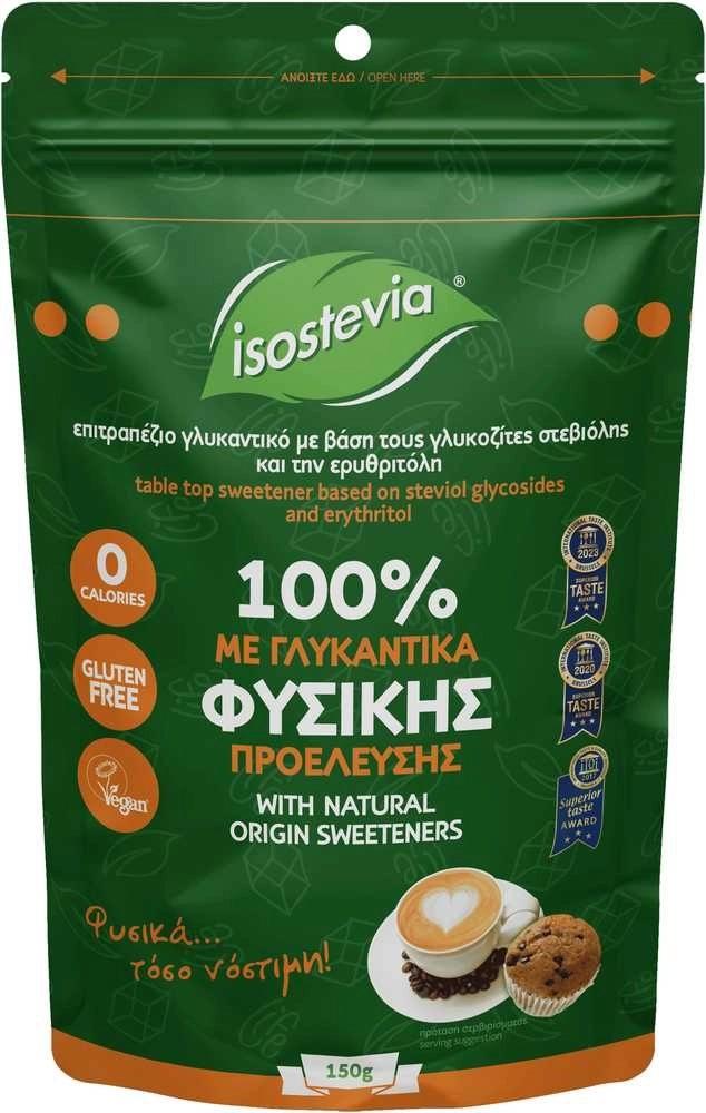 Saldiklių mišinys ISOSTEVIA su steviolio glikozidų