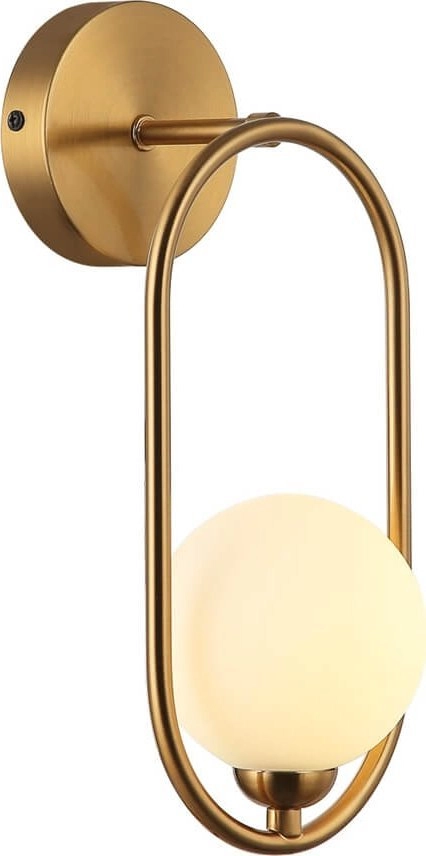 Italux oval wall lamp Lupus ball