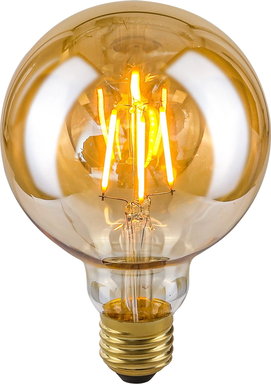 Italux Bursztynowa żarówka edison E27 4W