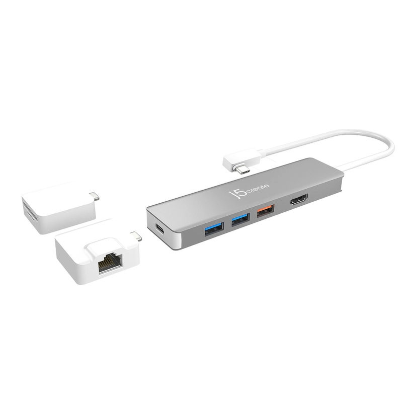 J5create JCD375-N USB-C™ Modular Multi-Adapter with