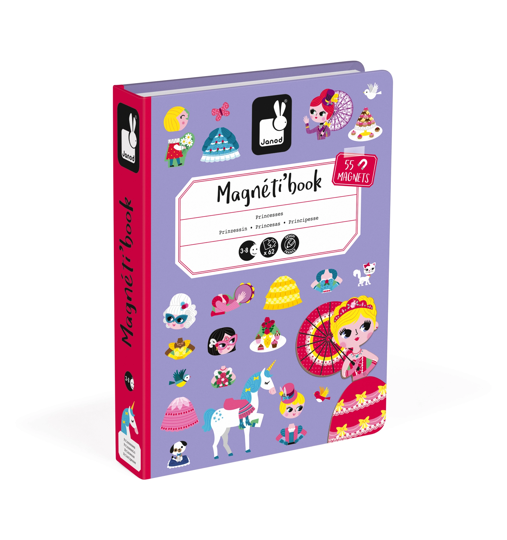 Janod - Magneti``Book - Princesses (LKJ2725)