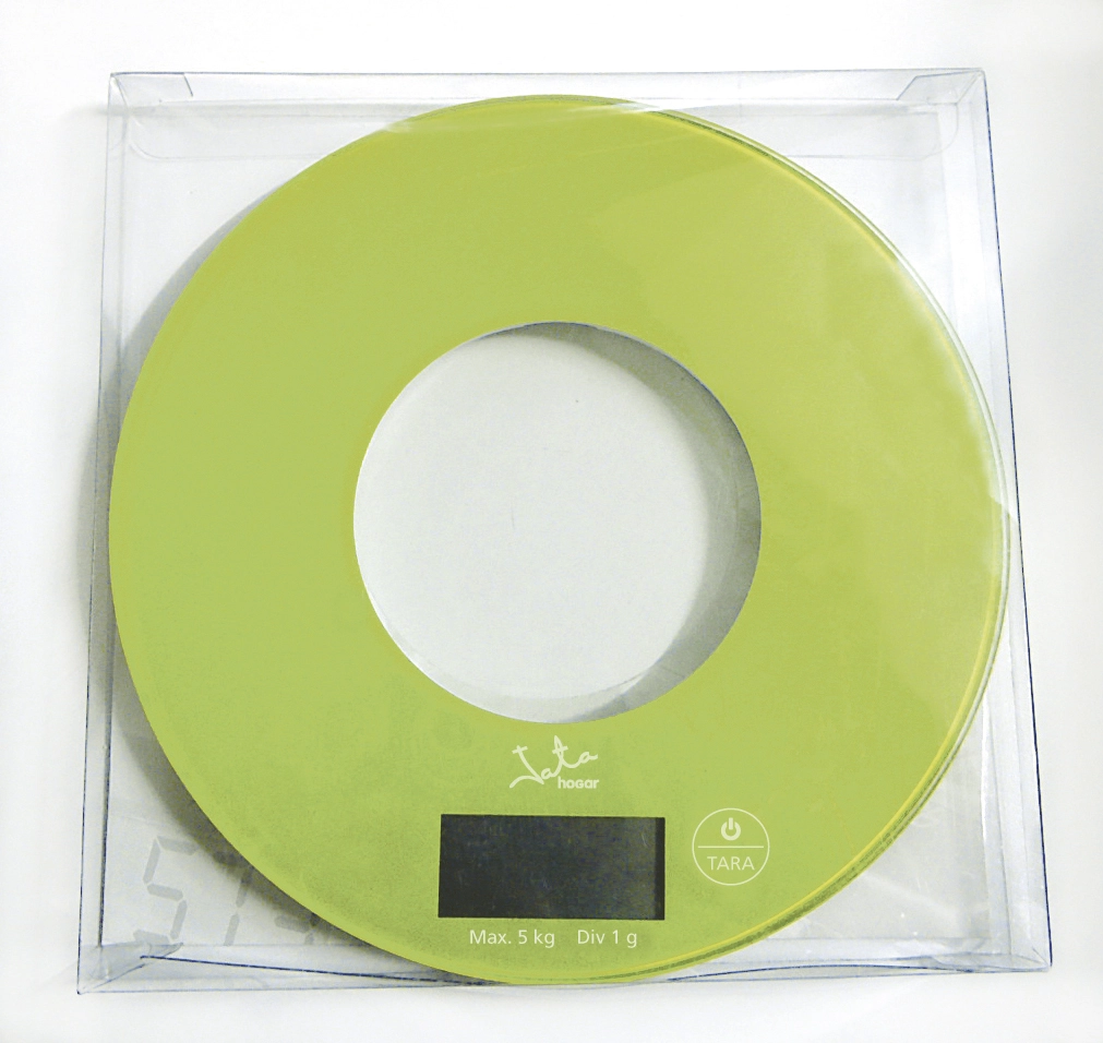 JATA 722P kitchen scale Green Transparent