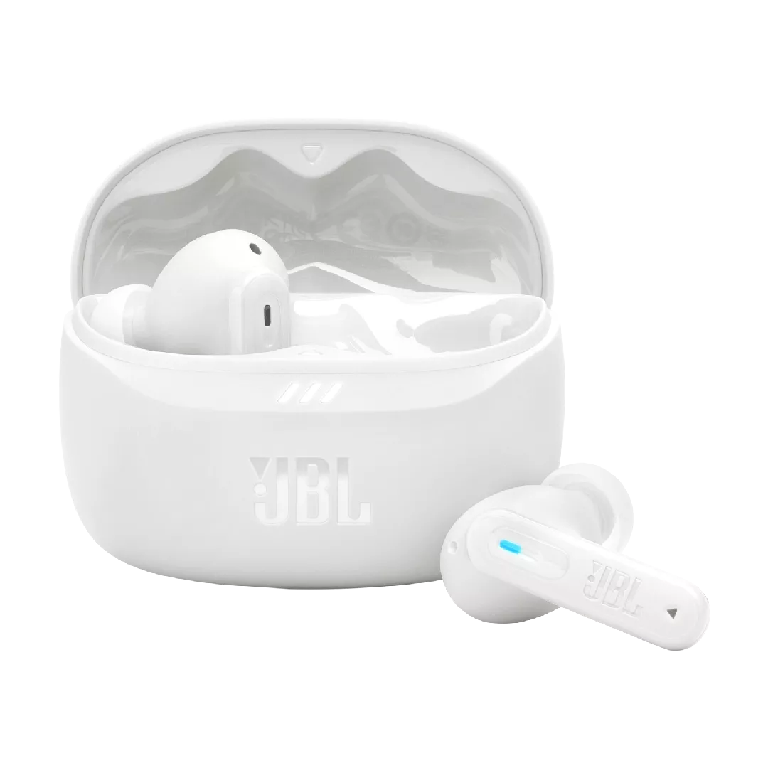 JBL wireless earbuds Tune Beam 2, white