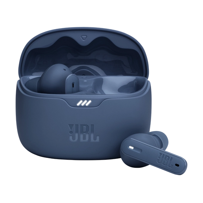 JBL wireless earbuds Tune Beam, blue