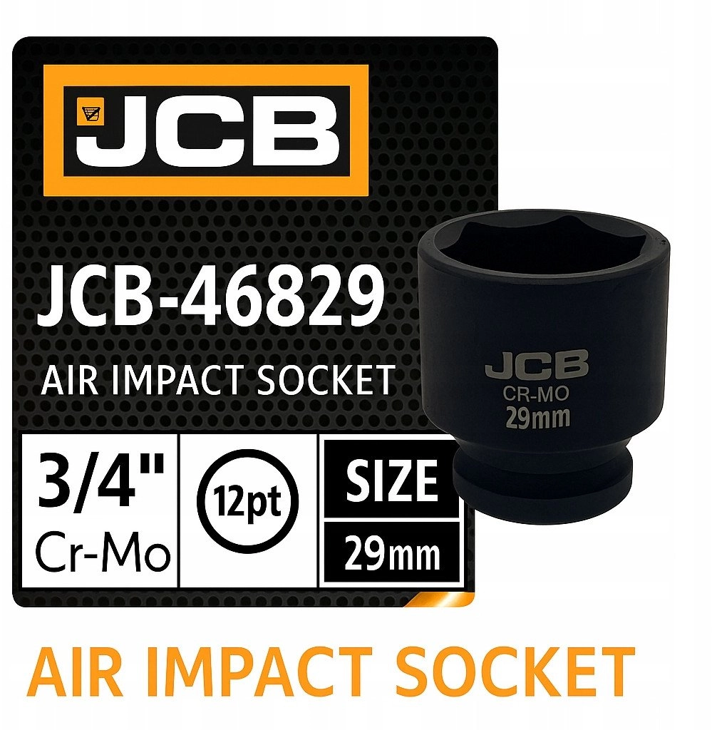 JCB Impact socket 3/4`` 29mm (12-point)