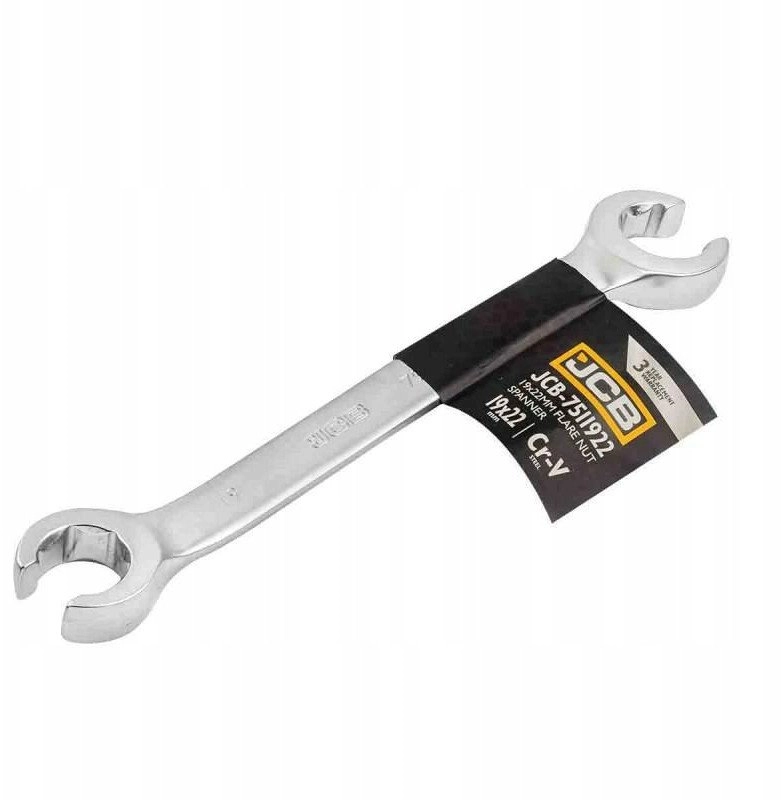 JCB Slotted box spanner 19mm x