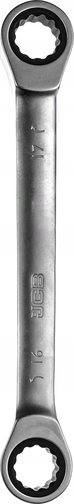 JCB Double-sided box wrench with ratchet