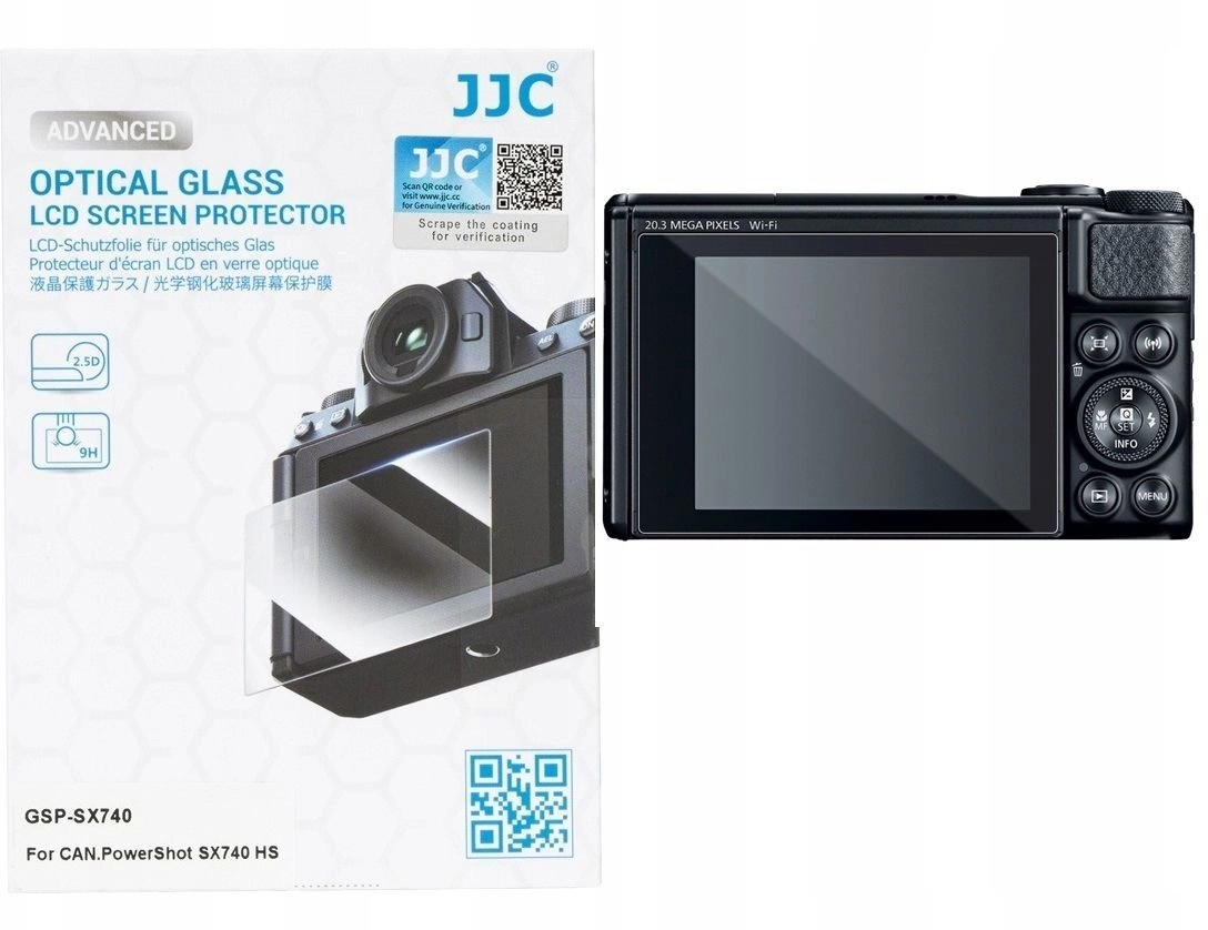 JJC 9H Tempered Glass Protector for