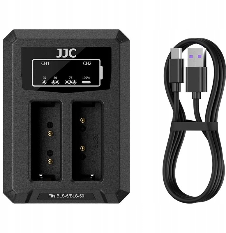 JJC Camera Charger Dual USB Charger