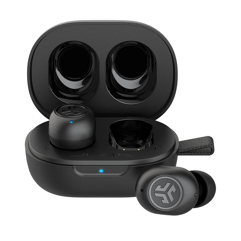 JLab JBuds Mini Auss bezvadu zvani/Mūzikas Bluetooth Black