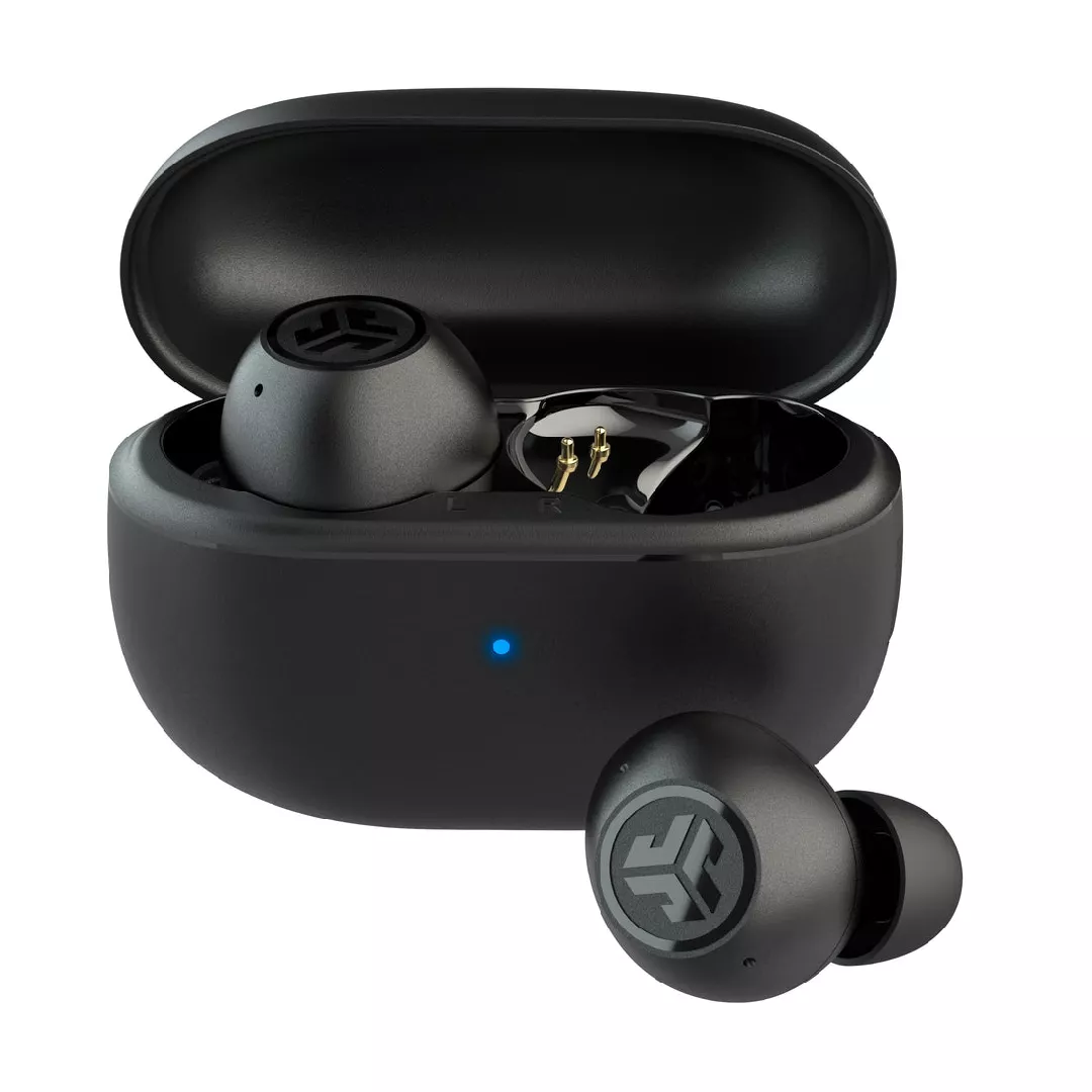 JLab Go Pop ANC Austiņas True Wireless Stereo (TWS) Ausīs Zvani / mūzika Bluetooth Melns