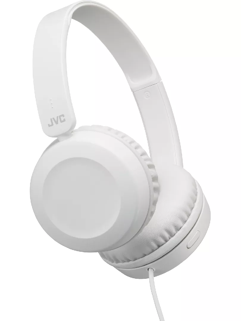 JVC austiņas ar vadu un mikrofonu, baltas