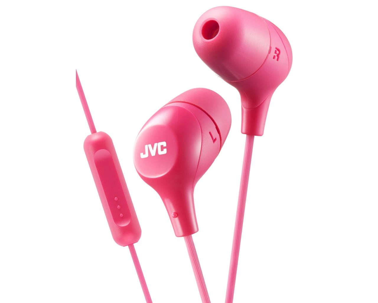 JVC HA-FX38M-P-E Austiņas Vadu Ausīs Zvani / mūzika Rozā