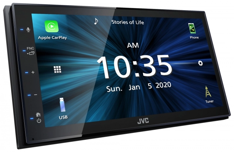 JVC KW-M560BT car media receiver Black