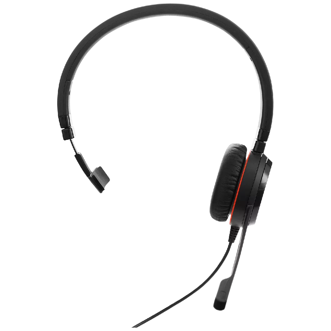 Jabra Evolve 20 SE Austiņas Vadu Birojs / zvanu centrs USB Type-C / USB Type-A Melns