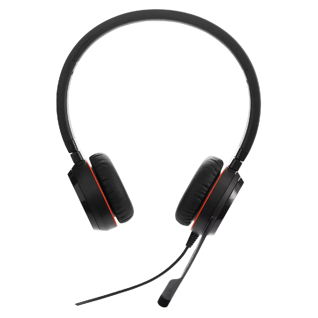 Jabra Evolve 20 SE Austiņas Vadu Birojs / zvanu centrs USB Type-C / USB Type-A Melns