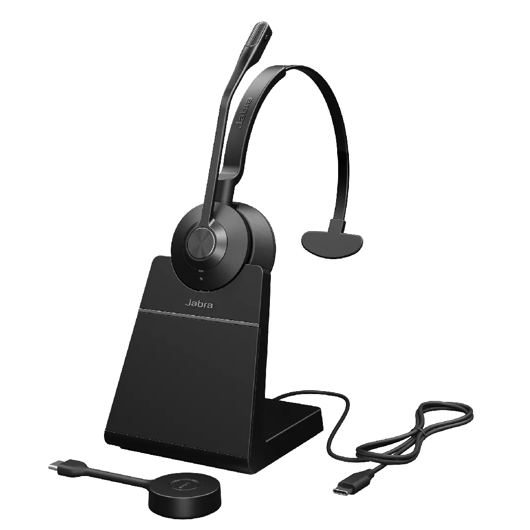 Jabra Engage 55 SE — USB-C UC Mono (iekļauts statīvs), EMEA/APAC