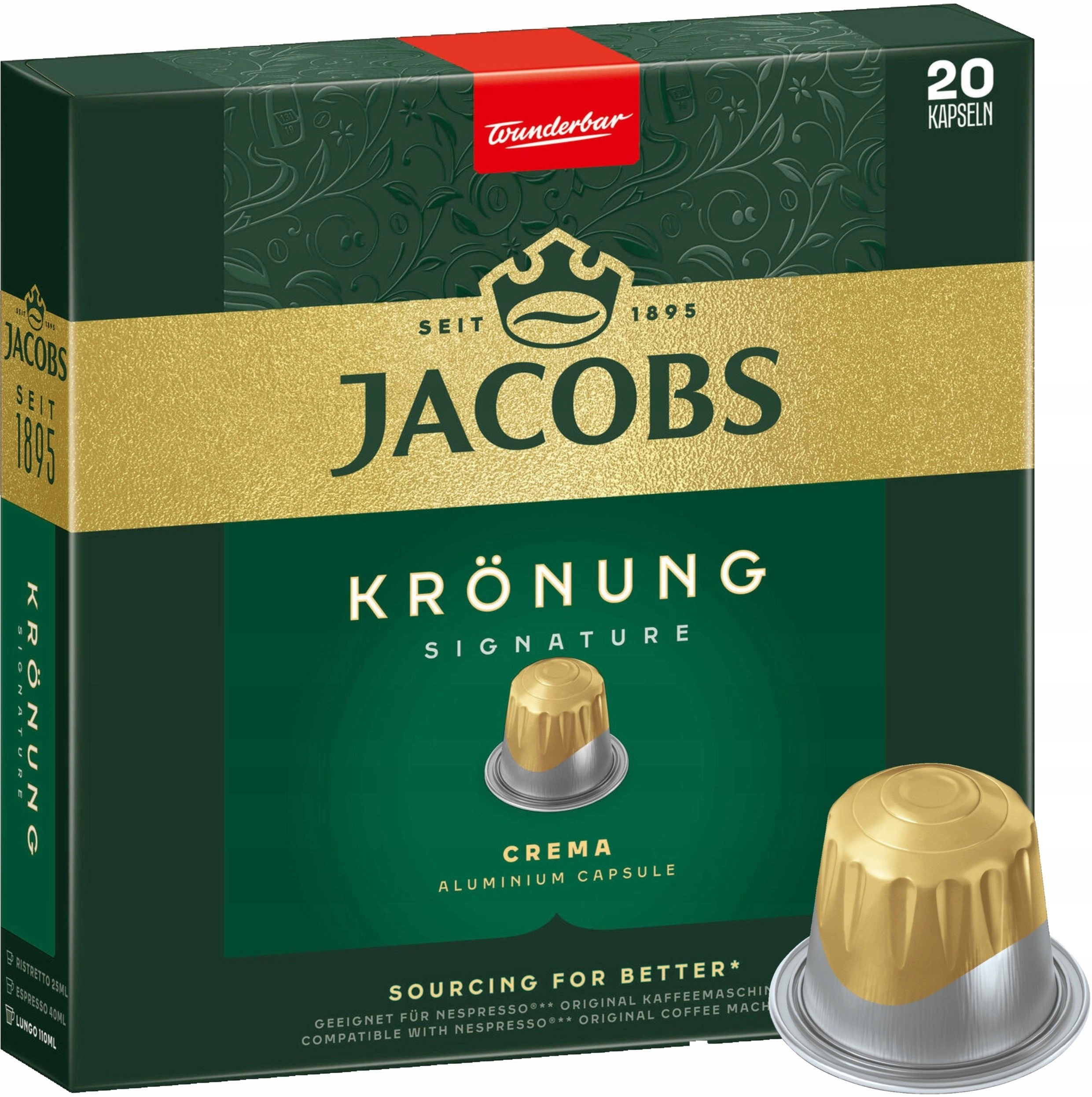 Jacobs Kronung Signature Crema capsules for
