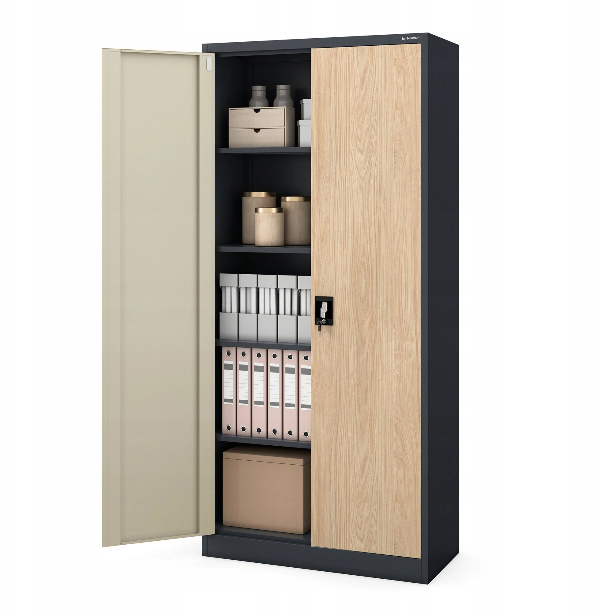 Jan Nowak Metal office document cabinet