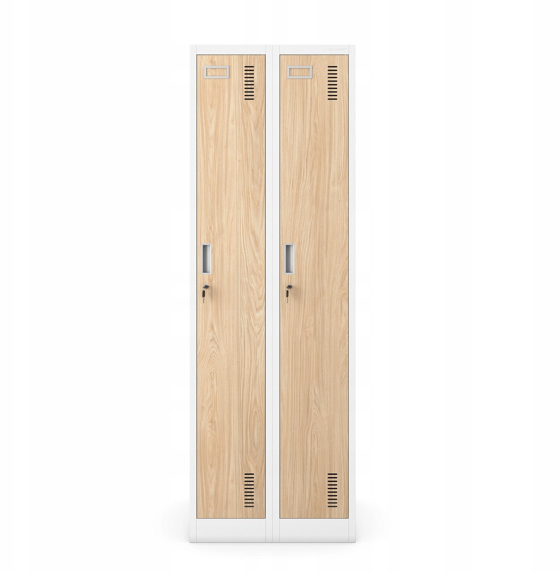 Jan Nowak Two-compartment work cabinet white