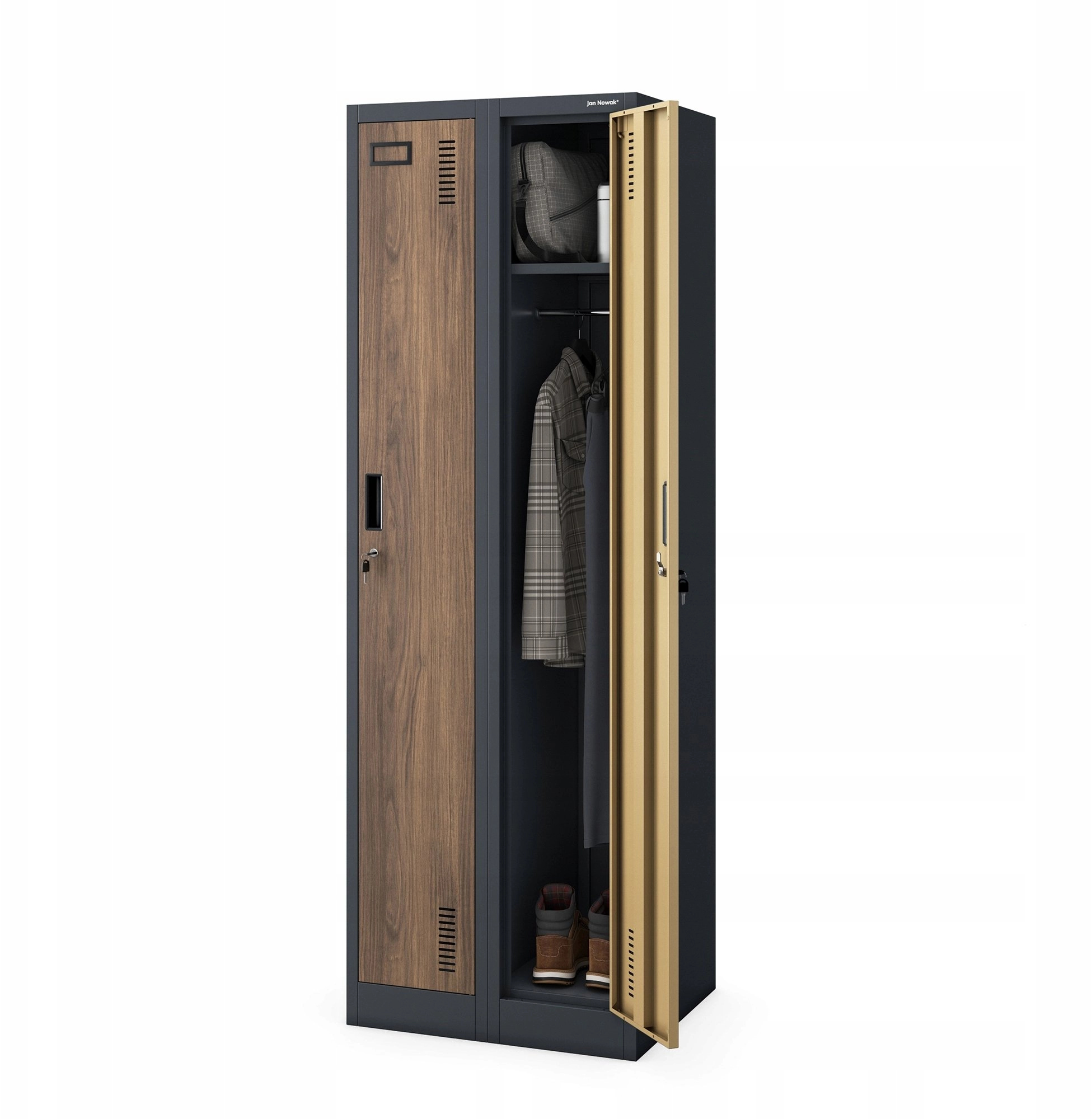 Jan Nowak Two-compartment work cabinet anthracite