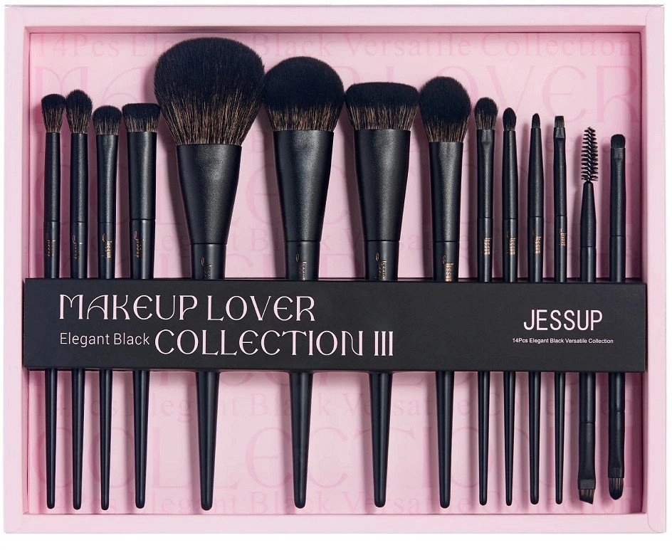 JESSUP_SET Matte Black Versatile Brush facial
