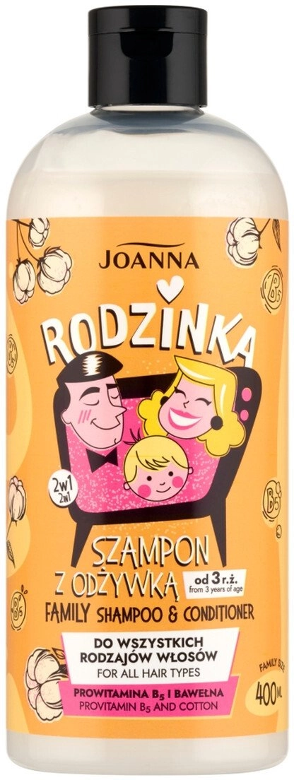 JOANNA Rodzinka Shampoo with conditioner for