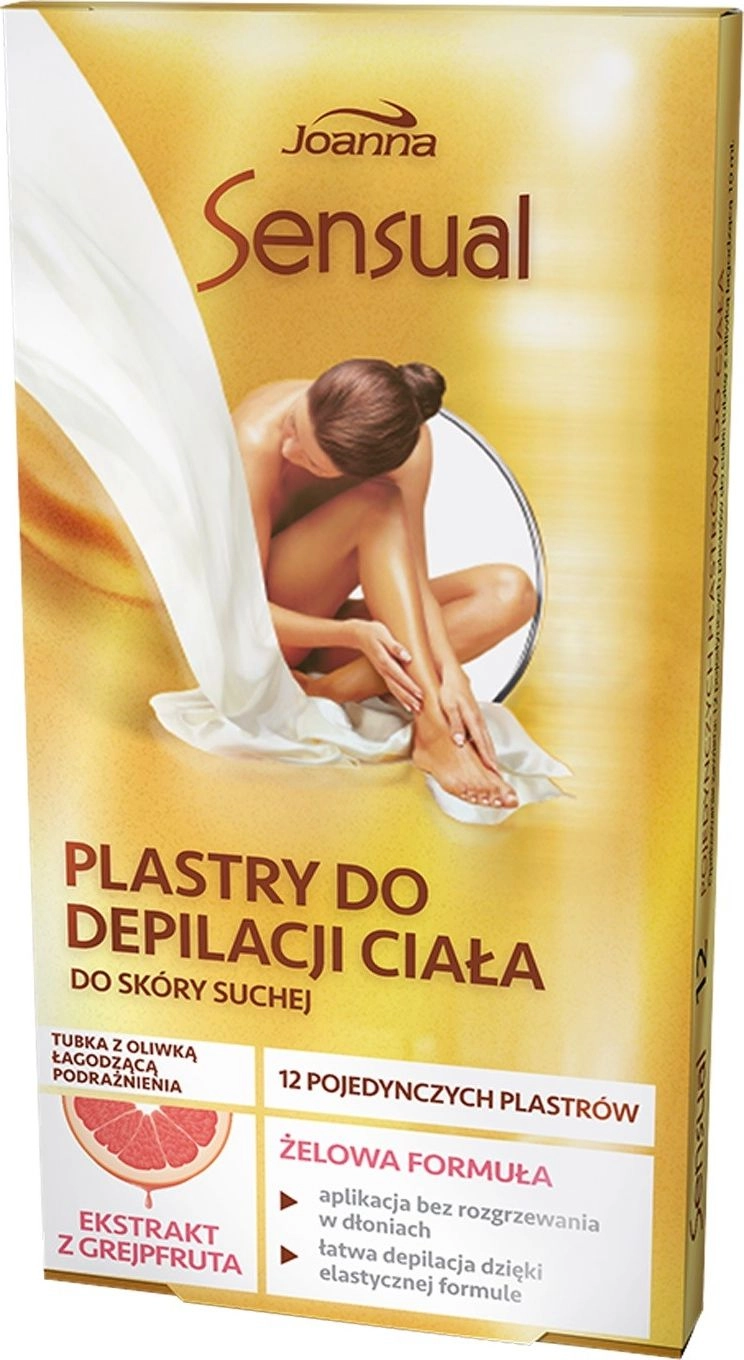 JOANNA_Sensual body depilation strips with Grapefruit