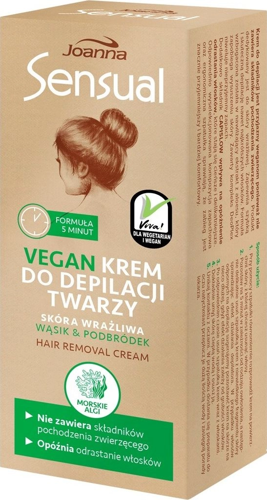 JOANNA_Sensual Vegan facial depilatory cream 20g