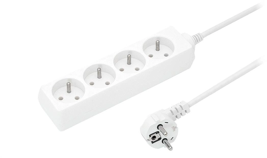 4-socket extension cable 16A 1.5m