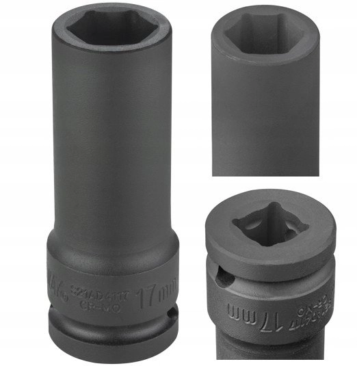 JONNESWAY NASADKA UDAROWA DŁ. 6K 1/2"