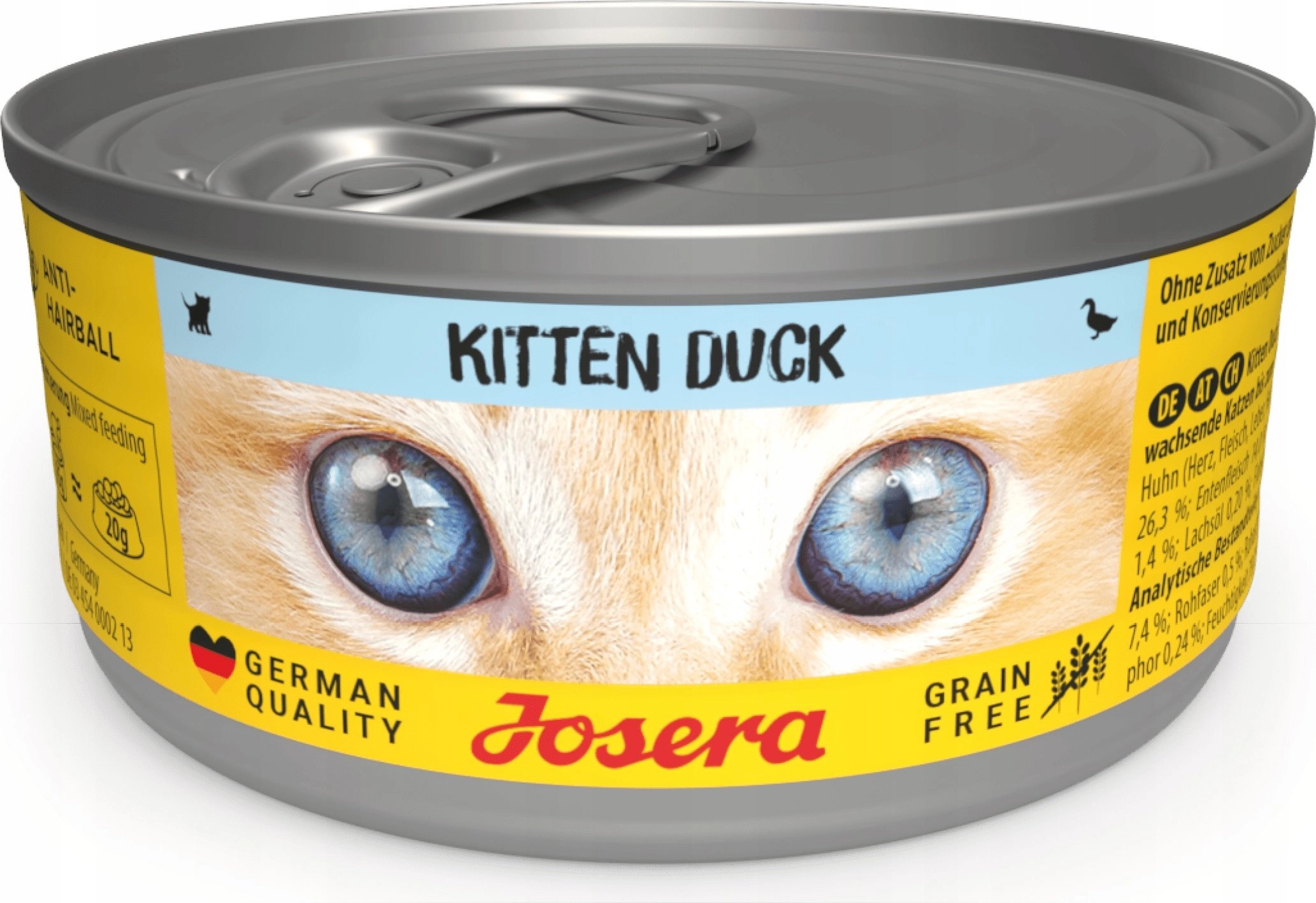 Josera Kitten kaczka 85g 30003359 Ber4553