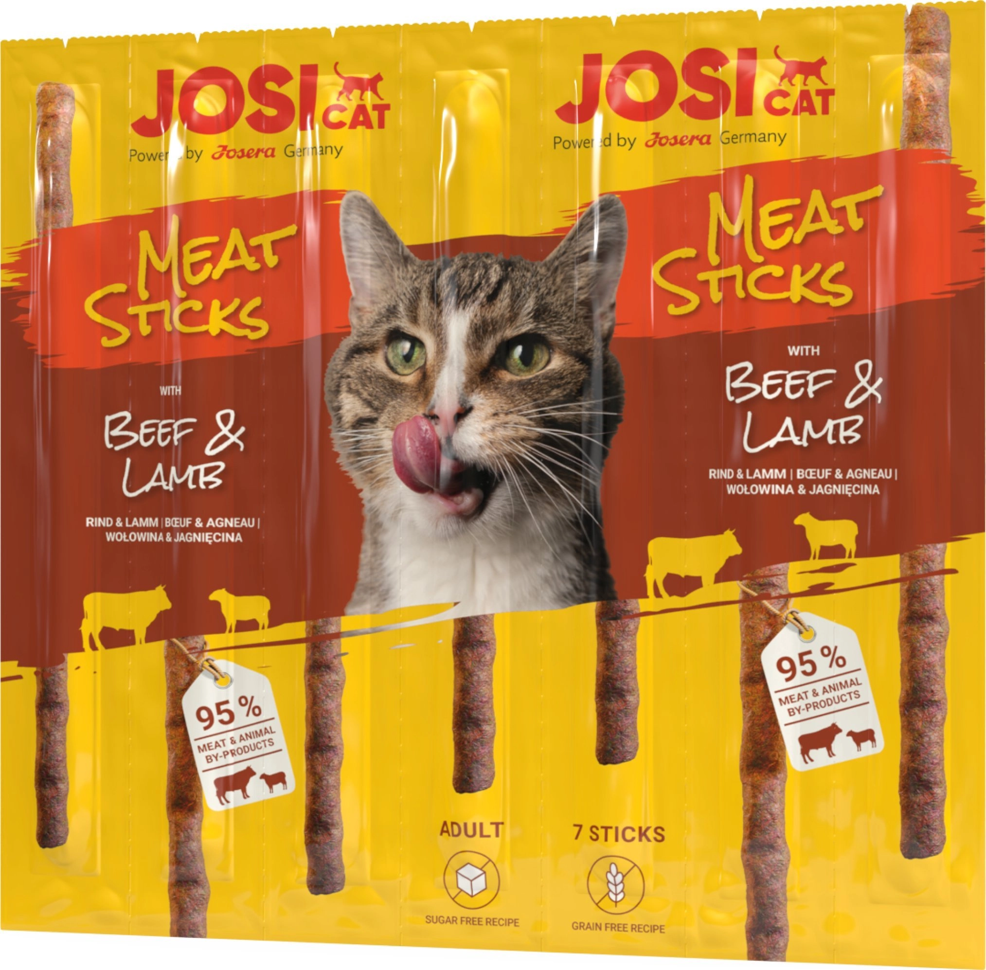 JosiCat Meat Sticks z wołowiną i