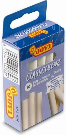 Jovi White school chalk 10 pieces