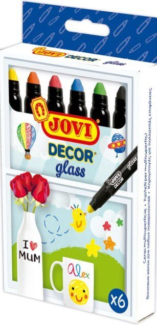 Crayons for decoration JOVI GLASS  6