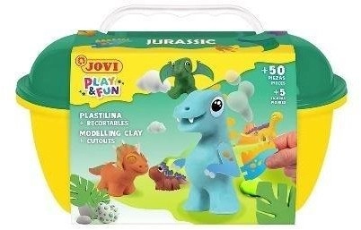 PlayFun Plasticine Dinosaurs JOVI 8412027035231
