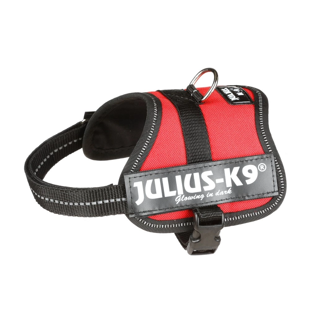 Julius-K9 Powerharness XS-S Black  Red Polyester