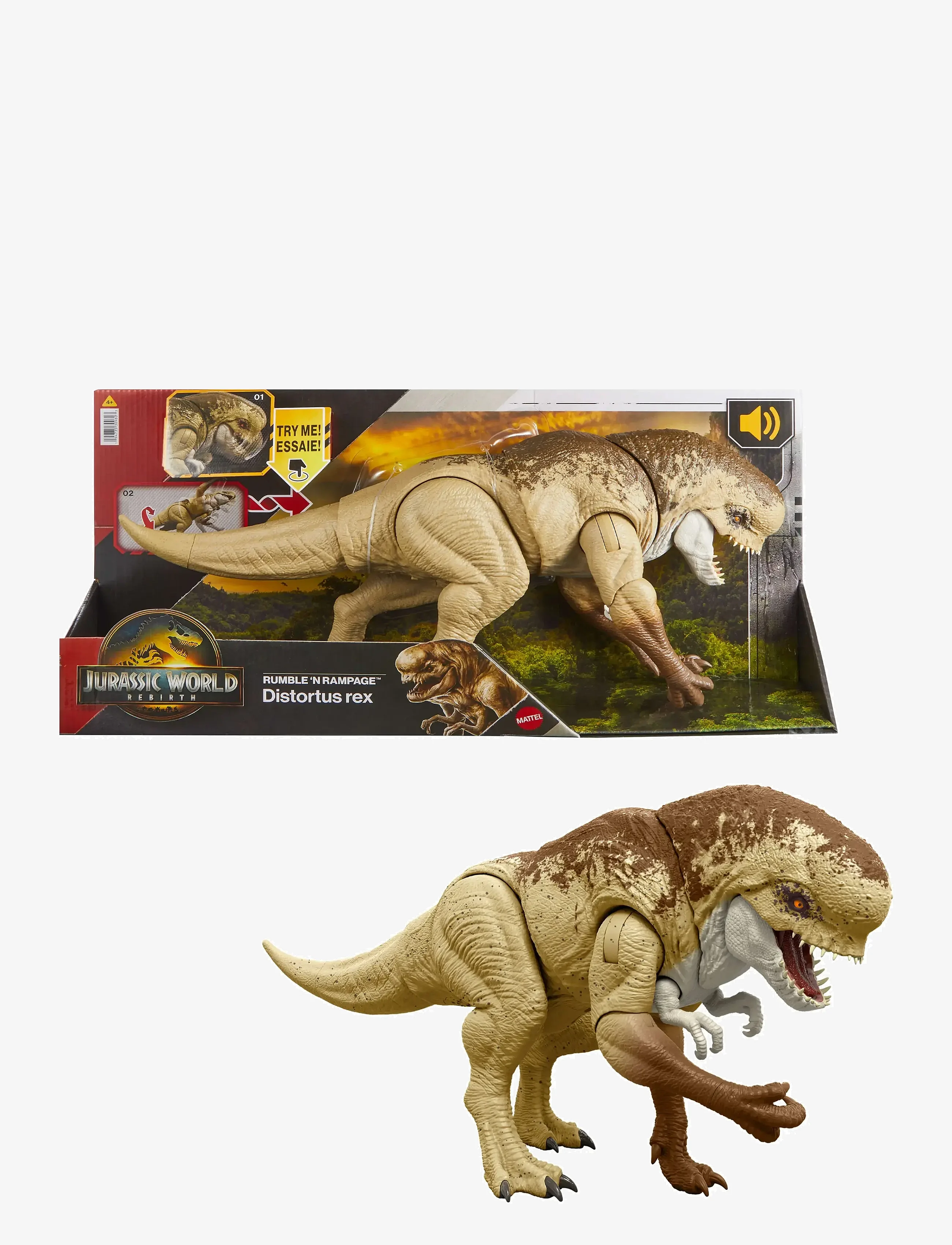 Jurassic World Rebirth Distortus Rex Action