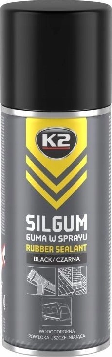 K2 RUBBER SPRAY COATING SILGUM black
