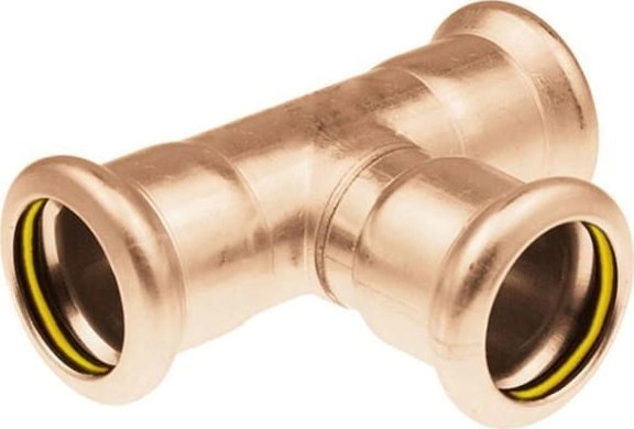 Copper Gas tee - 22 (S)KAN-THERM