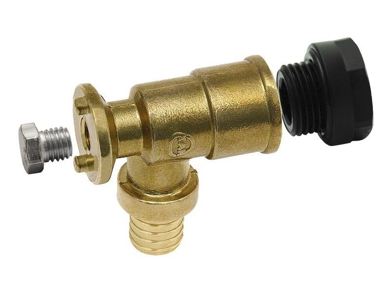 KAN-therm Tap connection with short plastic