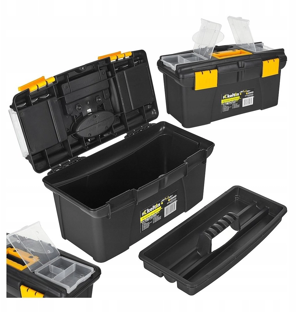 KELTIN Plastic tool box with organizers