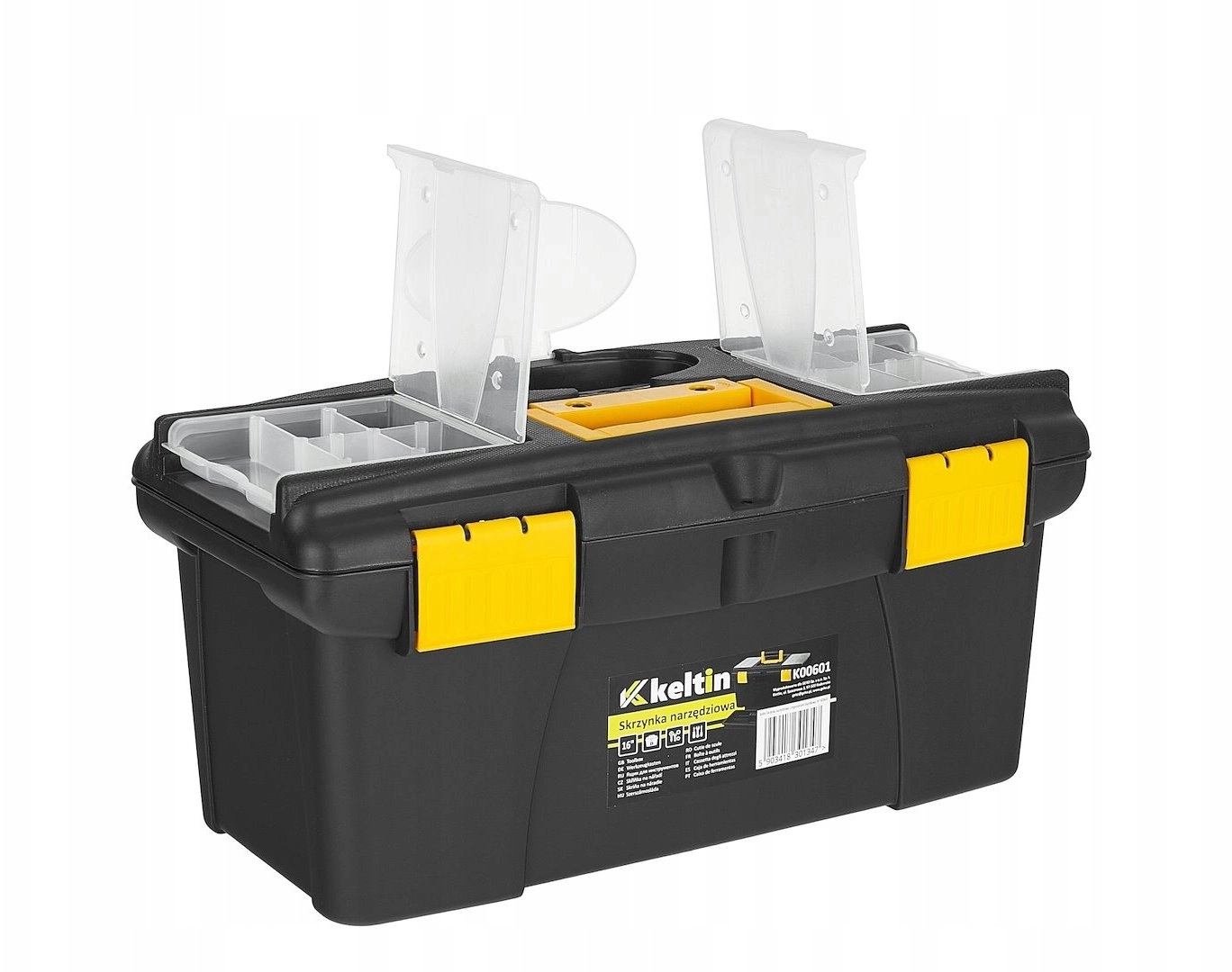 KELTIN Plastic tool box with organizers